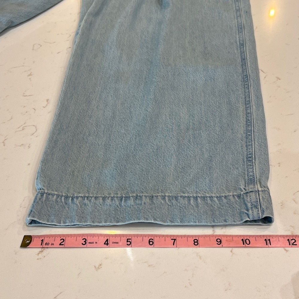 Universal Thread Light Wash Cropped Two-Way Trouser Jeans Size 10R NWT - Picture 15 of 15